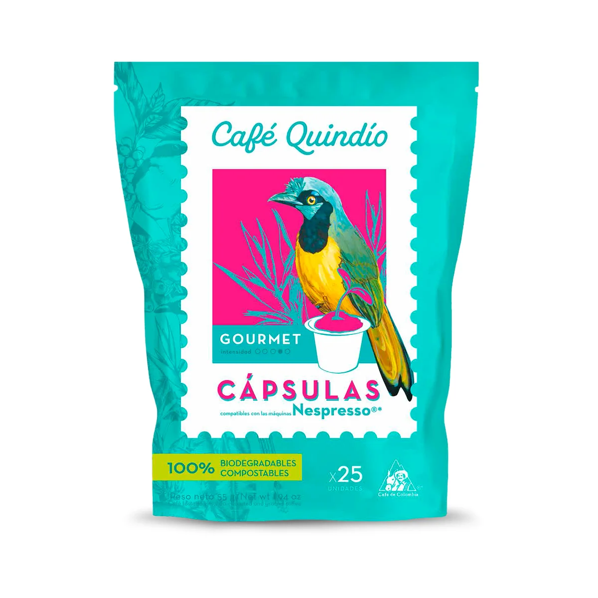 Kávové kapsule Quindío Gourmet 25 ks